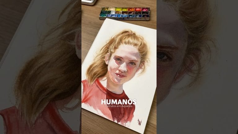 HUMANOS Retratos em Aquarela. Salve essas datas: 27 e 28 de novembro #aquarela #retratoemaquarela