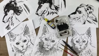 Animais em Aquarela - Curso Aquarela Animais em Aquarela - Curso Aquarela