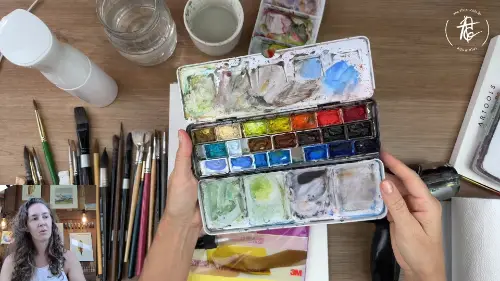 Aula 2 - Visão geral de Materiais e Acessórios para Aquarela - 17min
