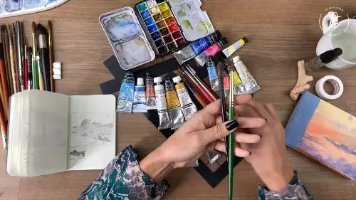 Aula 7 - Materiais básicos para começar aquarelar