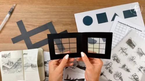 Aula 1 - Quando entendemos a composição, deixamos de apenas pintar e começamos a criar obras que comunicam sentimentos e histórias.